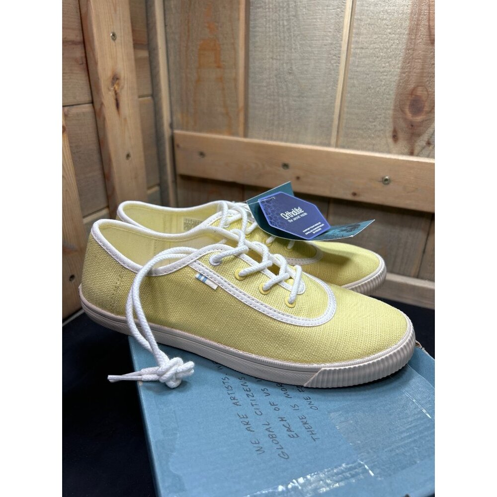 Toms Womens Carmel Sunshine Heritage Canvas Sneakers W6 - Picture 2 of 12